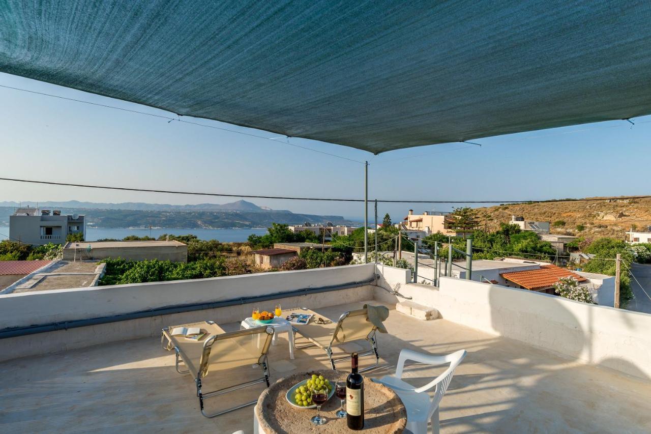 Bella-Maria At Aptera With Mountain And Sea View !! 하니아 외부 사진