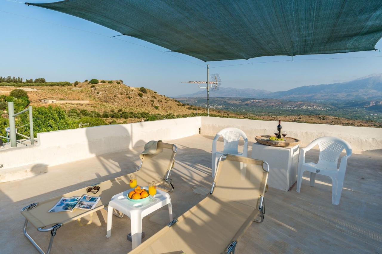 Bella-Maria At Aptera With Mountain And Sea View !! 하니아 외부 사진