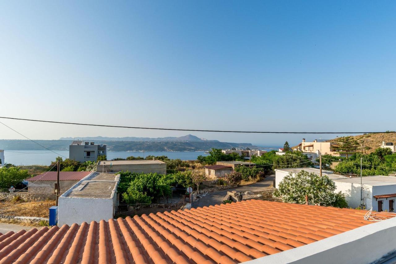 Bella-Maria At Aptera With Mountain And Sea View !! 하니아 외부 사진