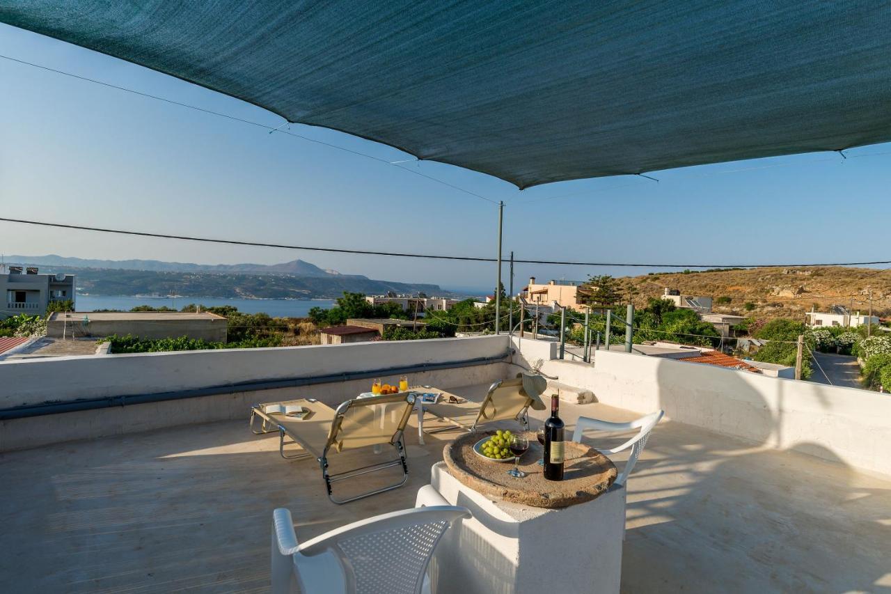 Bella-Maria At Aptera With Mountain And Sea View !! 하니아 외부 사진